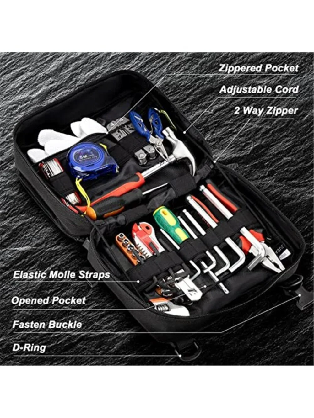 Tactical Molle Pouch Large Admin Bag Utility Tool Pouches Molle Attachment EDC
